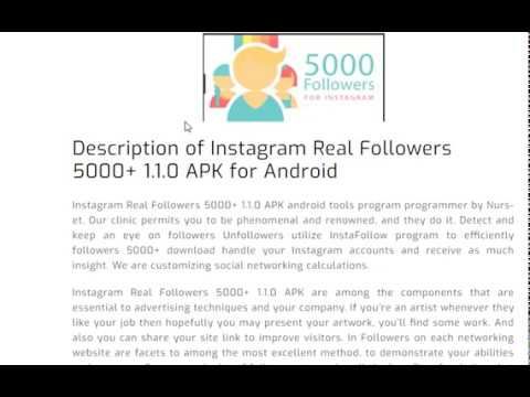 real followers 5000 apk